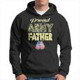 Proud Army Father Us Flag Camo Dog Tags Pride Military Dad Hoodie