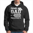 Proud Dad Of A 2024 Graduate Father Graduation Hoodie