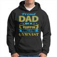 Proud Dad Of A Flippin Awesome Gymnast Gymnastics Dad Hoodie