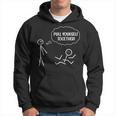 Pull Yourself Together Humor Stick Man Hoodie