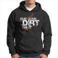 Quite Crying Rub Dirt On It No Crying Girls Softball Hoodie