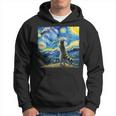 Raccoon Starry Night Classic Raccoons Howling At The Moons Hoodie