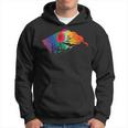 Rainbow Komodo Dragon Raver Dj Edm Rave Music Festival Hoodie