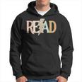 Read Leopard Lightning Bolt Book Lover Librarian Reader Hoodie