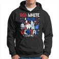 Red White & Blue Dental Crew Dental Assistant 4Th Of July Hoodie