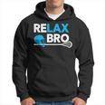 Relax Bro Lacrosse Lax Lacrosse Player Hoodie