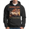 Retired Not My Problem Anymore Cat Retirement 2024 Hoodie