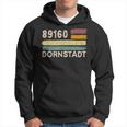 Retro 89160 Dornstadt Vintage Gemeinde Plz Hoodie