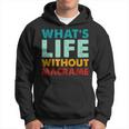 Retro Macrame What's Life Without Macrame Hoodie