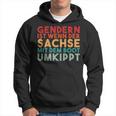 Retro With Gendern Ist Wenn Der Sachs Mit Dem Boot Overtippt Hoodie