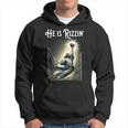 He Is Rizzin Jesus Playing Baseball Sports Rizz Hoodie