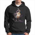 Robin Bird Birder Cool Retro Cyberpunk Spring Bird Vintage Hoodie