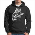 Rock Cat Playing Guitar Guitar Cat Guitarist Hoodie