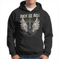 Rock And Roll Guitarraintage Rock And Roll Music Retro Metal Musi Sin Mangas Sudadera