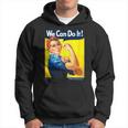 Rosie The Riveter We Can Do It Feminist Icon Hoodie