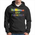 San Francisco Vintage Skyline California Hoodie