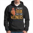 Sausage I'm Just Here For The Wieners Hot Dog Hoodie