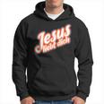 Schwarzes Hoodie mit 'Jesus liebt dich' Aufdruck, Christliche Mode