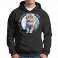 Scottish Fold Katzen Papa Cat Dad Daddy Haustier Freund Mit-Ausschnitt Kapuzenpullover