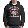 Shit Show Supervisor Skull On Back Hoodie