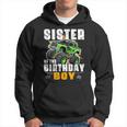 Sister Of The Birthday Boy Monster Truck Birthday Family Hoodie