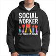 Social Worker So Yeah Im Busy Social Worker Hoodie