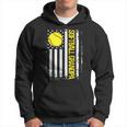 Softball Grandpa American Flag Vintage Ic Game Day Hoodie