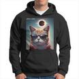 Solar Eclipse Cat 2024 April 8 Solar Eclipse Glasses Hoodie