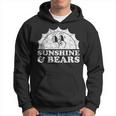 Sunshine And Bears Retro Vintage Sun Bear Hoodie