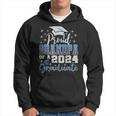Super Proud Grandpa Of 2024 Graduate Awesome Family College Hoodie