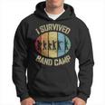 I Survived Band Camp Retro Vintage Marching Band Hoodie