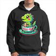 Tea-Rex Cute T-Rex Dinosaur Lover Kawaii Dino Hoodie
