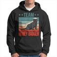 Team Honey Dachs Ratel Honey Badger Hoodie