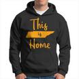 Tennessee State Graphic Orange Tennessee This Is Home Hoodie