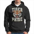 Tiger Pride Tiger Mascot Vintage School Sports Team Hoodie