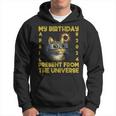 Total Solar Eclipse Birthday April 8 2024 Cat Birthday Party Hoodie