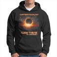 Total Solar Eclipse Cityscape Watertown New York Ny Hoodie