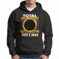 Total Solar Eclipse Twice In One Lifetime 2017 & 2024 Cosmic Hoodie