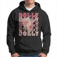 Trendy Dolly First Name Guitar Pink Cowgirl Western Hoodie
