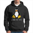 Tux Linux Penguin Sudo Rm -Rf Computer Science Kapuzenpullover