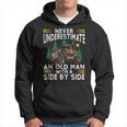 Never Underestimate An Old Man With A Side By Side Utv Hoodie
