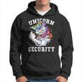 Unicorn Security Manly Muscular Unicorn Lovers Hoodie