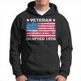 Us Military Veteran Drafted 1970 Vietnam War American Flag Hoodie