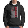 Usa Flag Patriotic American Pride Hockey Player Hockey Hoodie