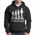 Vater Evolution Silhouette Papa Evolution Kapuzenpullover