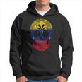 Venezuela Flag Sugar Skull Venezuelan Vintage Hoodie