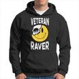 Veteran Raver Old School Rave Raving Party Hoodie