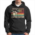 Vintage 1953 Drums Lovers 70Th Birthday Drummer Hoodie