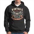 Vintage 1993 Born In 1993 Birthday Mechanic Hoodie