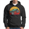 Vintage 80S Monster Truck Cool Retro Sun Hoodie